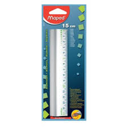 Picture of MAPED RULER ALUMINIUM 15CM